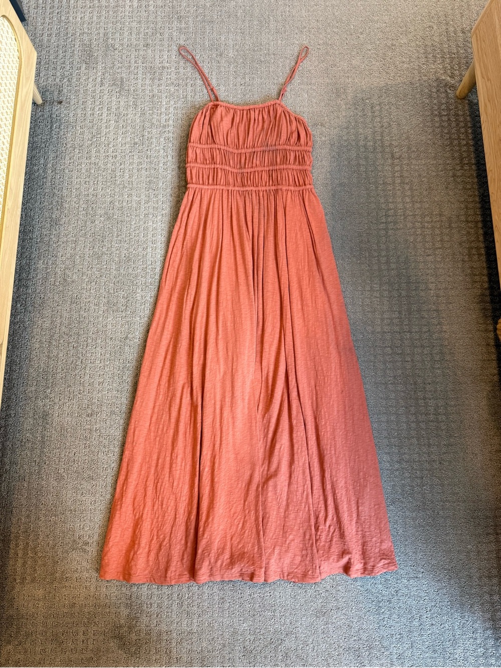 American Eagle Outfitters Rusty Coral Maxi Dress *Read Description*